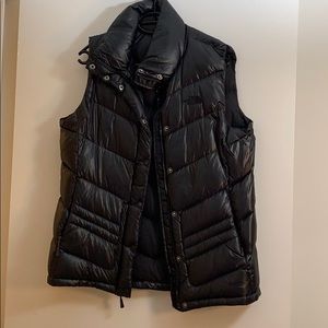 North Face Black Puffer Vest